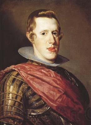 Diego Velazquez Portrait de Philippe IV en Cuirasse (df02) Norge oil painting art
